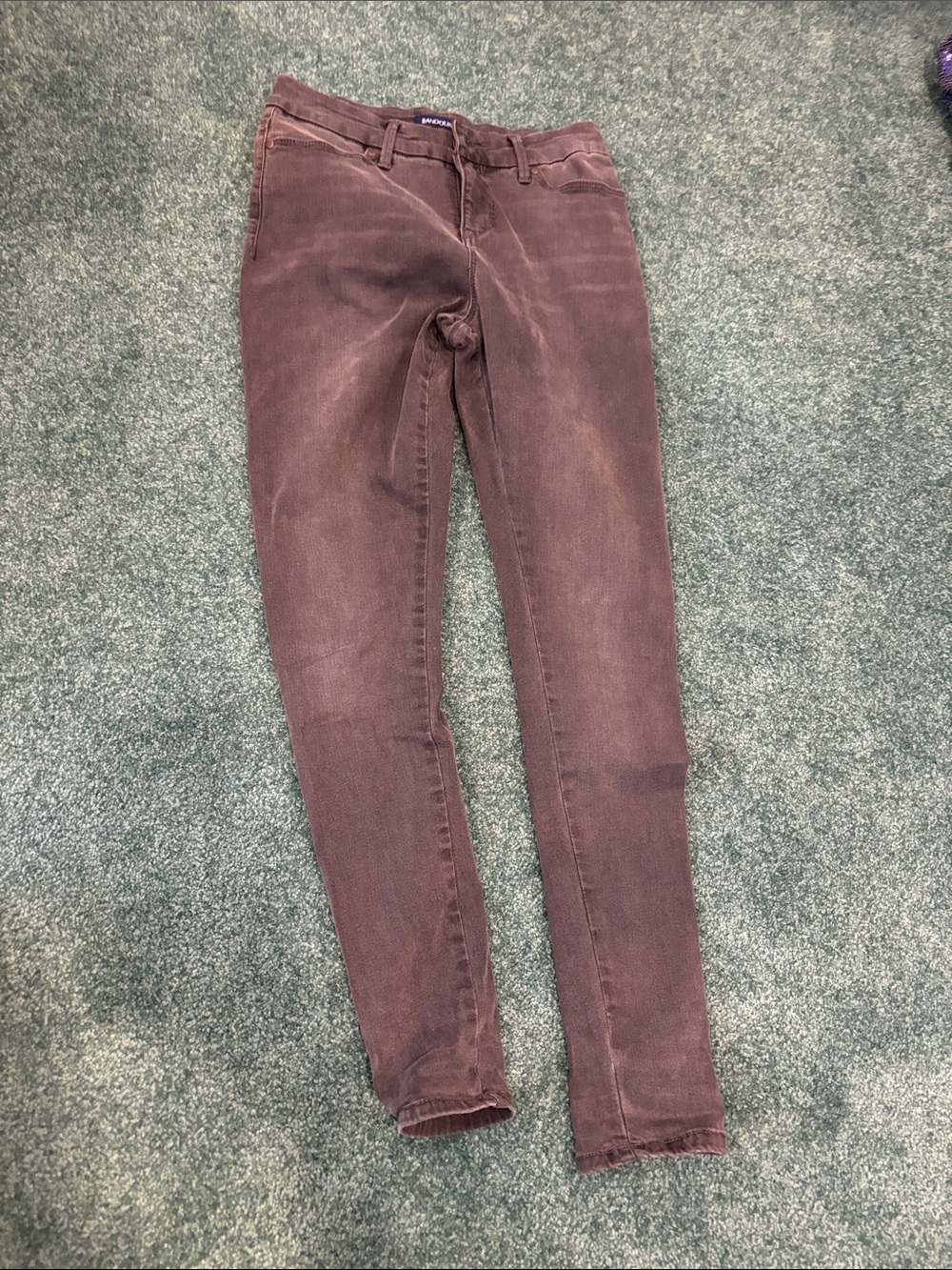 Bandolino Smooth Operator Skinny Jeans Gray Size 4 EUC 28x30